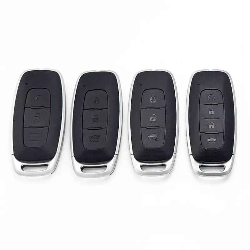 Car Key Shell Remote Flip with Small Key for Tailgate Button Smart Casing Keys Cover Case No logo