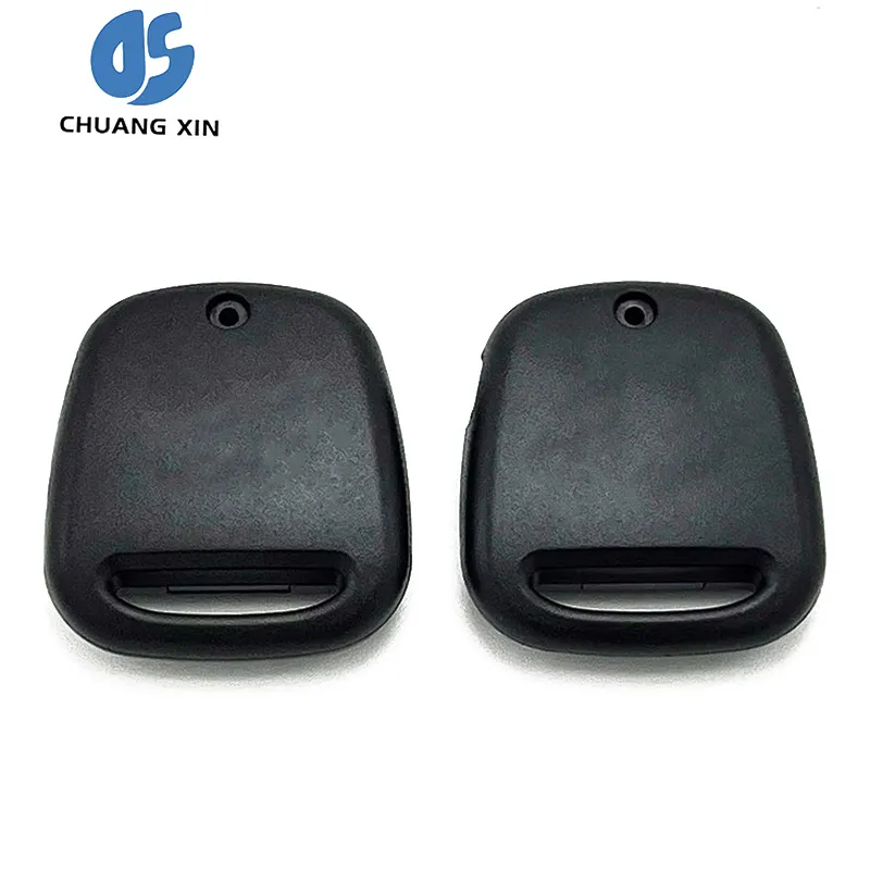 For T-oyota 1-Button Remote Key Blank with Logo Without Key Blade Style Vehicle Key