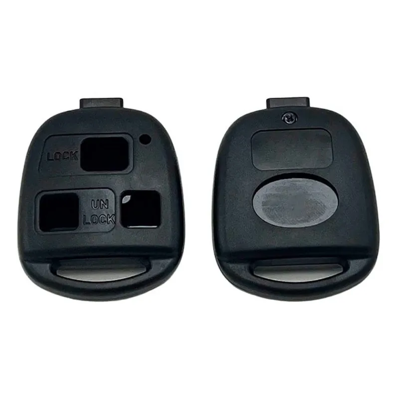 2/3 Buttons for Toyota Car Key Fob Replacement Shell Uncut Blade Case Vehicle Keys