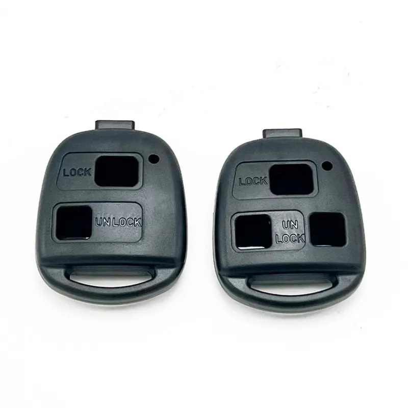 2/3 Buttons for Toyota Car Key Fob Replacement Shell Uncut Blade Case Vehicle Keys