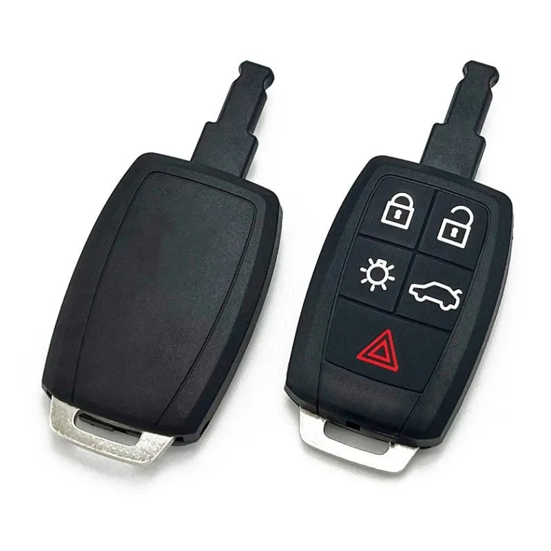 Volvo Car Key Shell with 5 Buttons Vehicle Remote Control Shell