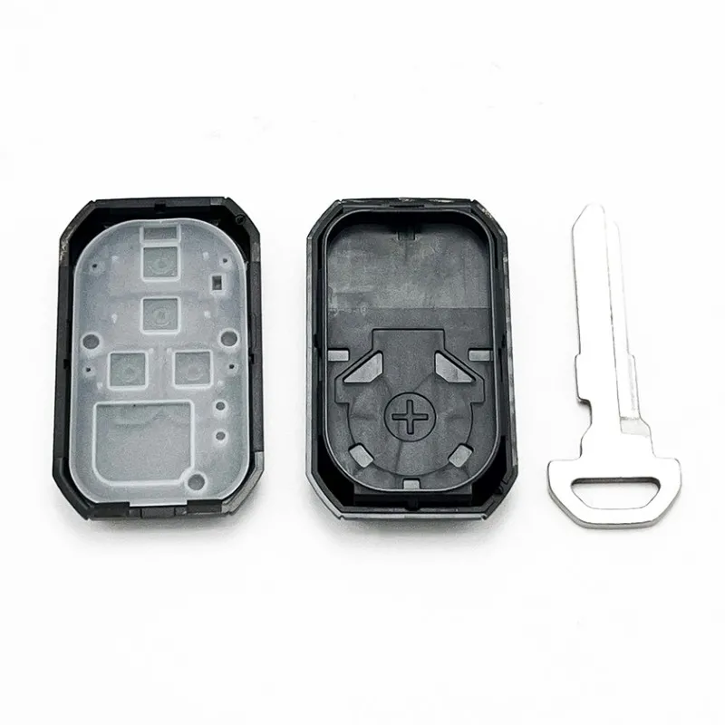 3 Buttons Smart Replacement Vehicle Key Fobs Remote Car Keys Shell for S-uzuki with Emergency Key Blade Without logo