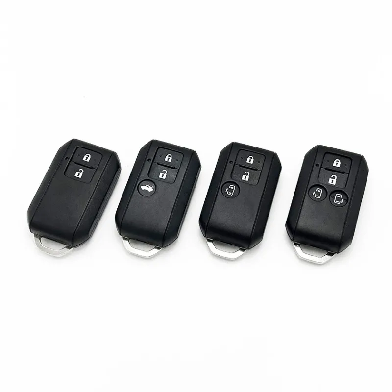 S-uzuki 3 Buttons Smart Replacing Auto Fobs Housing Vehicle Keys Remote Car Key Shell Case Fob with Emergency Blade No logo