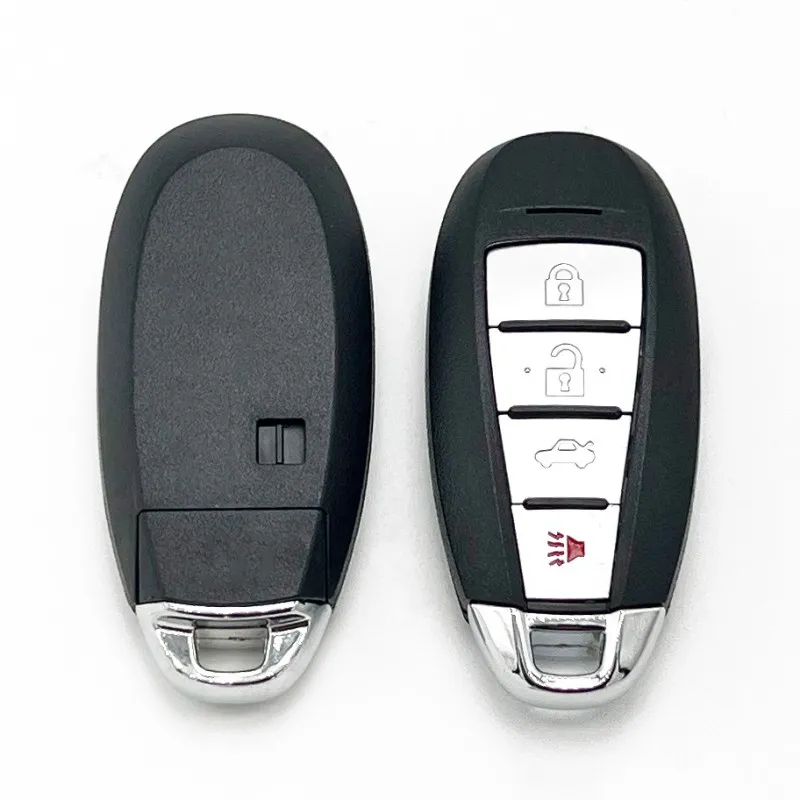 High Quality Key Shell Blade Replacement S-uzuki 2 Buttons Remote Smart Car Key Shell with Emergency Key Blade