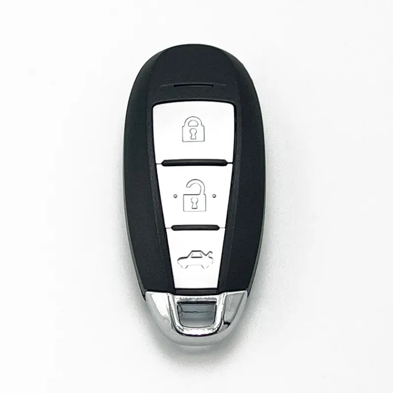 High Quality Key Shell Blade Replacement S-uzuki 2 Buttons Remote Smart Car Key Shell with Emergency Key Blade