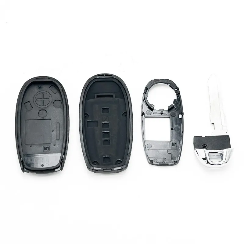 High Quality Key Shell Blade Replacement S-uzuki 2 Buttons Remote Smart Car Key Shell with Emergency Key Blade