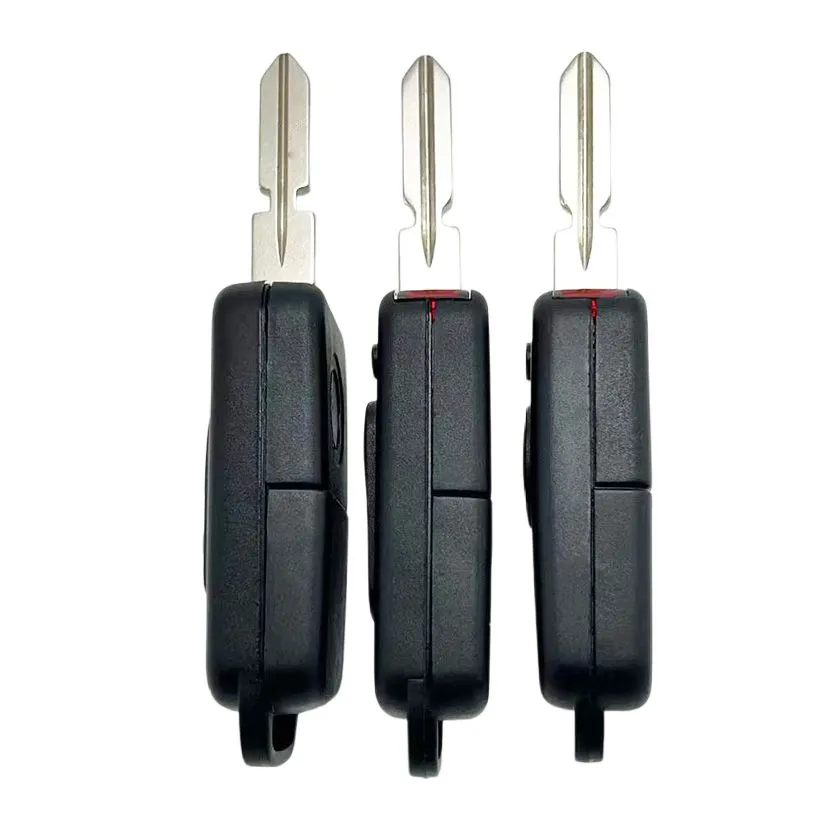 2 Button Flip Folding Remote Car Key Shell Car case Vehicle Keys Fob Remote for Mercedes Benz SLK E113 a C E S W168 W124 W202