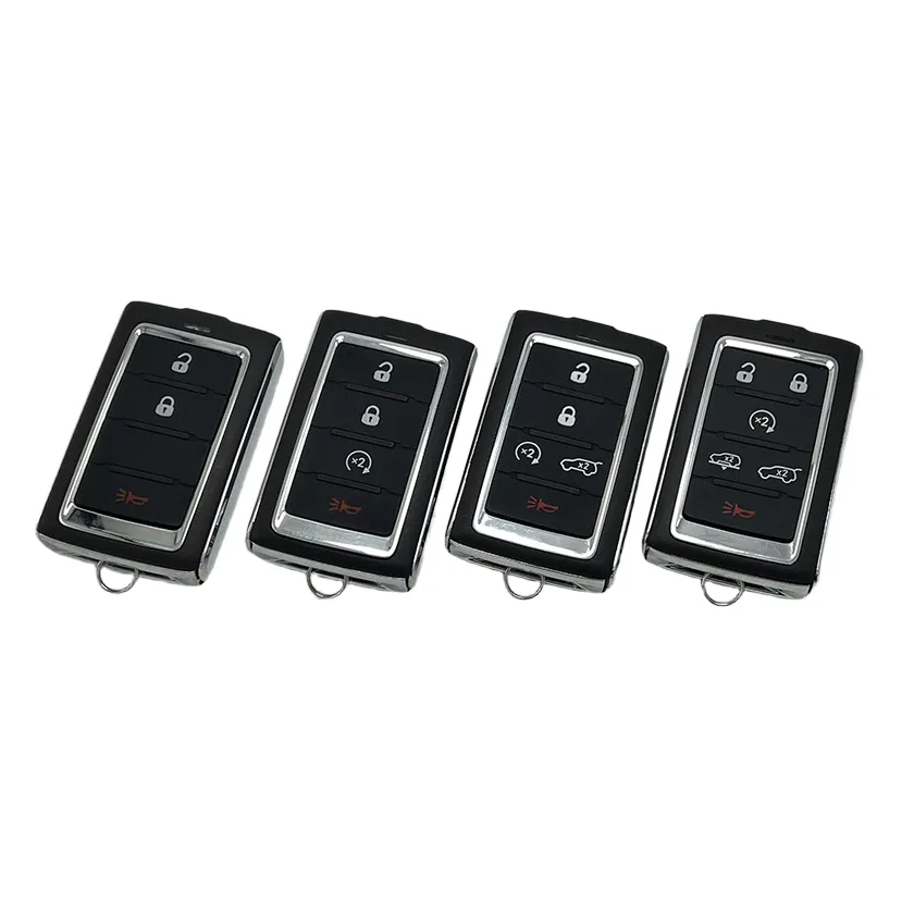 5 Buttons Car Key Fob Remote 433 Frequency Electronic 4A Chip M3NWXF0B1 for Jeep Grand Cherokee / Wagoneer 2021 2022