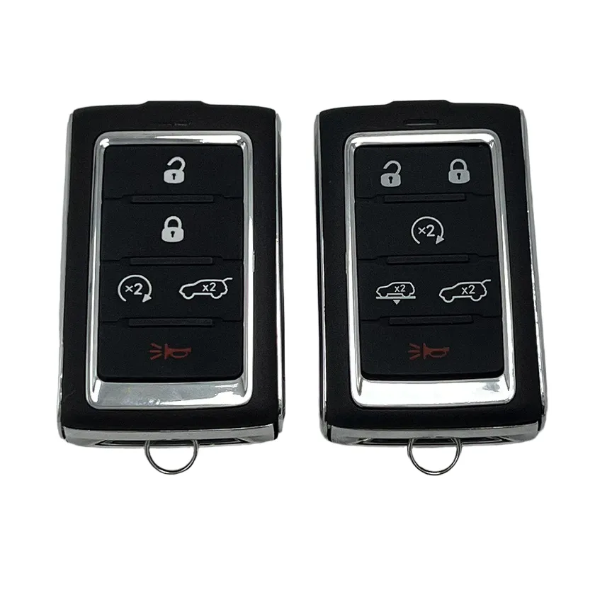 5 Buttons Car Key Fob Remote 433 Frequency Electronic 4A Chip M3NWXF0B1 for Jeep Grand Cherokee / Wagoneer 2021 2022