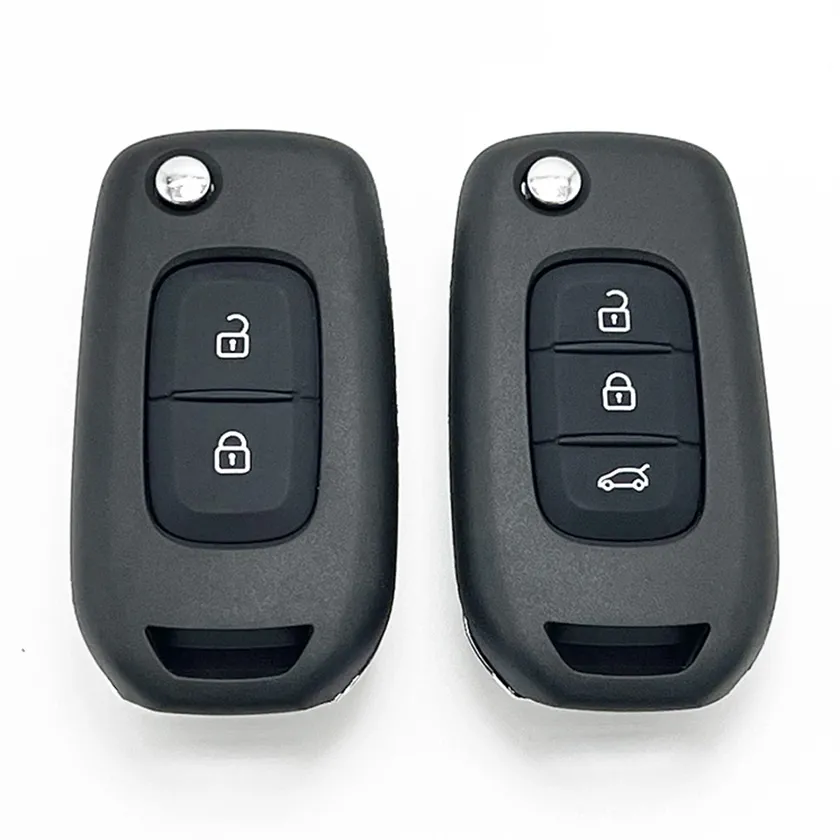 Renault Sandero Dacia Lodgy Dokker Duster Car Flip Remote Key Shell 2-3 Button VAC102 VA2 Blade  Manufacturing  Renault Car Key