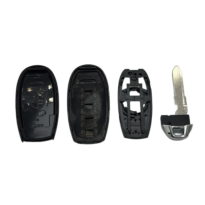 High Quality Key Shell Blade Replacement S-uzuki 2 Buttons Remote Smart Car Key Shell with Emergency Key Blade