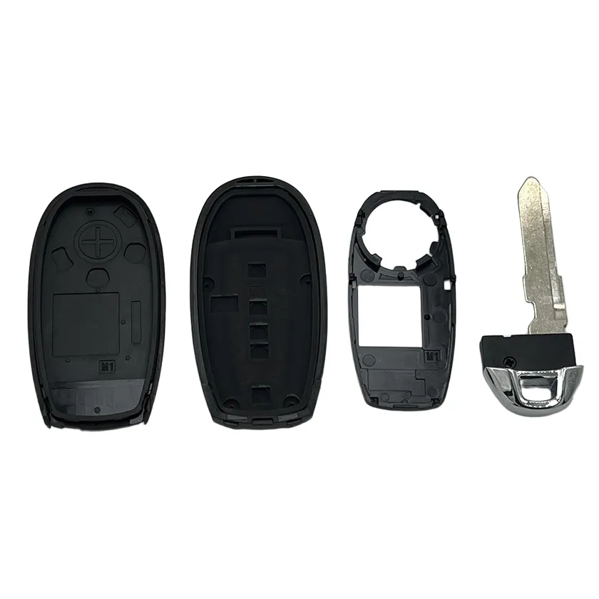 High Quality Key Shell Blade Replacement S-uzuki 2 Buttons Remote Smart Car Key Shell with Emergency Key Blade