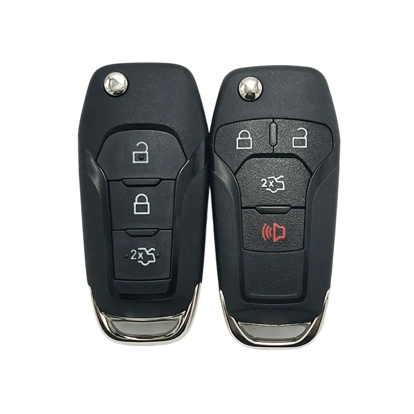 High Quality 2/3/4 Buttons Smart Car Key Shell Universal Remote Vehicle Key Case for Ford Auto Key