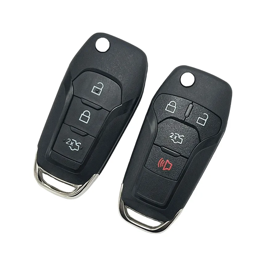 High Quality 2/3/4 Buttons Smart Car Key Shell Universal Remote Vehicle Key Case for Ford Auto Key