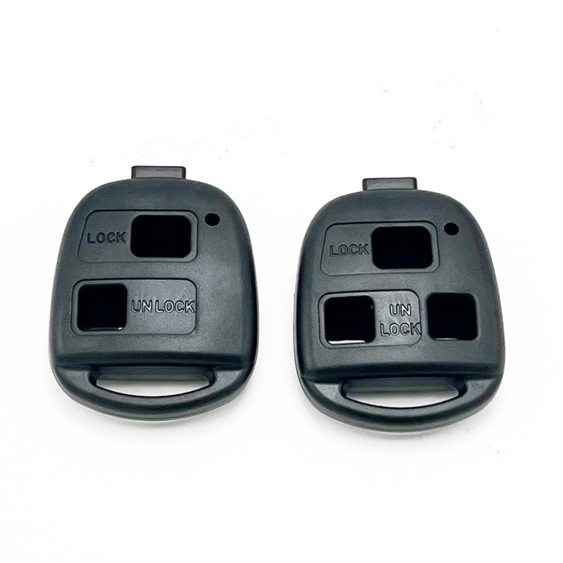 2/3 Buttons for Toyota Car Key Fob Replacement Shell Uncut Blade Case Vehicle Keys