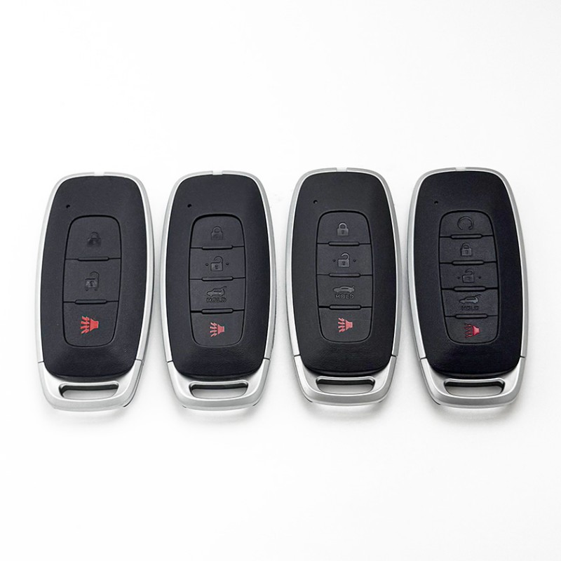 Car Key Shell Remote Flip with Small Key for Tailgate Button Smart Casing Keys Cover Case No logo