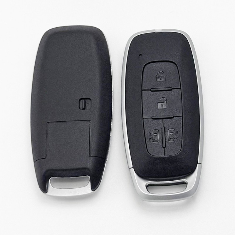 Car Key Shell Remote Flip with Small Key for Tailgate Button Smart Casing Keys Cover Case No logo