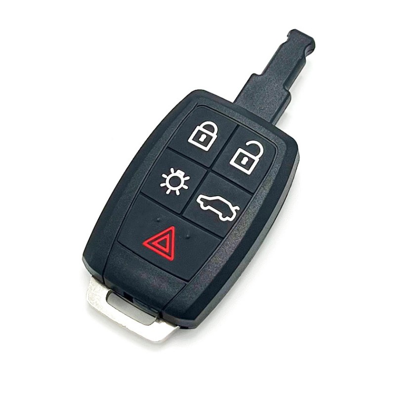 Volvo Car Key Shell with 5 Buttons Vehicle Remote Control Shell