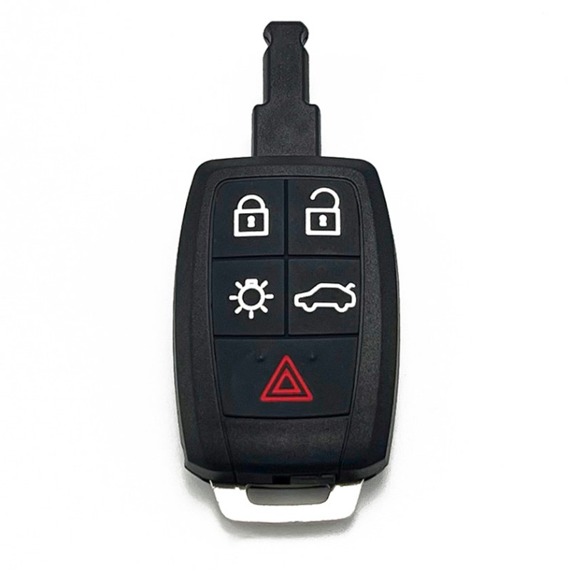 Volvo Car Key Shell with 5 Buttons Vehicle Remote Control Shell