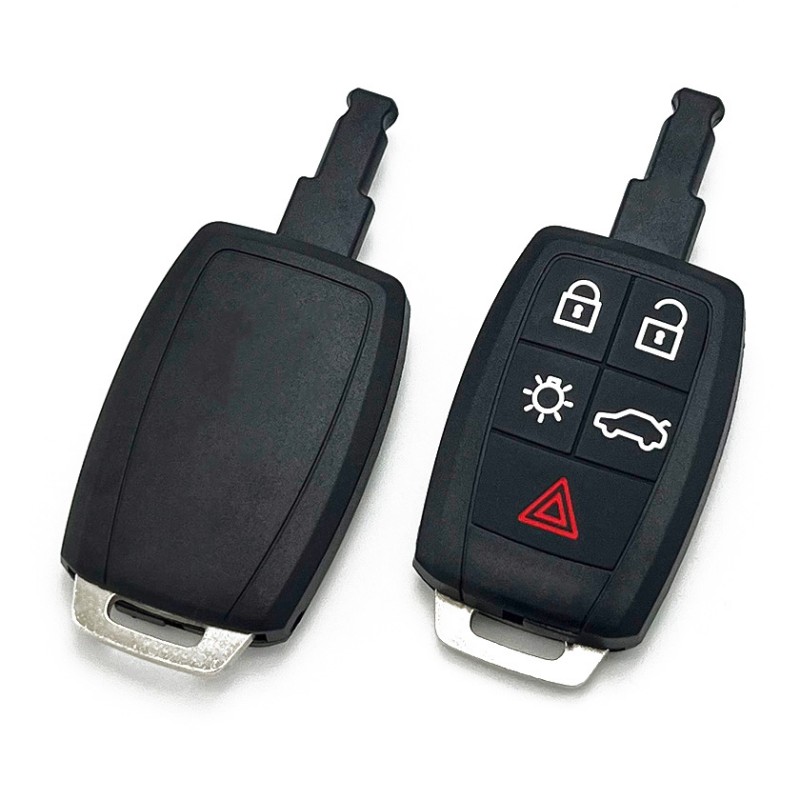 Volvo Car Key Shell with 5 Buttons Vehicle Remote Control Shell