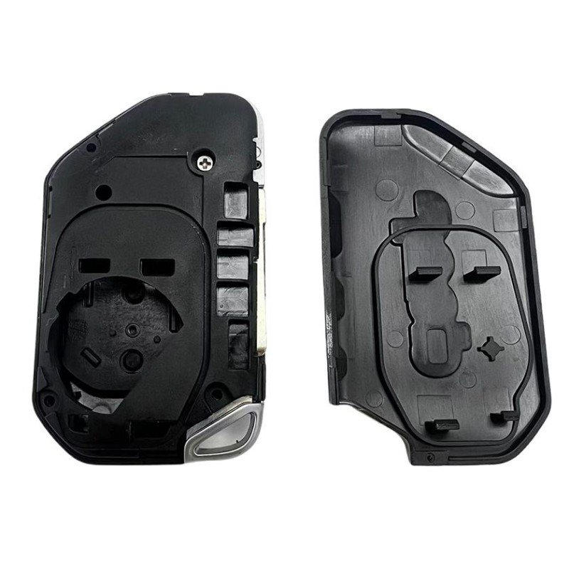 4 Buttons Remote Car Key Shell Fob for Jeep Wrangler Rubicon Sahara JK JL 2018 SIP22 Blade Replacement Keyless Entry Fob Case