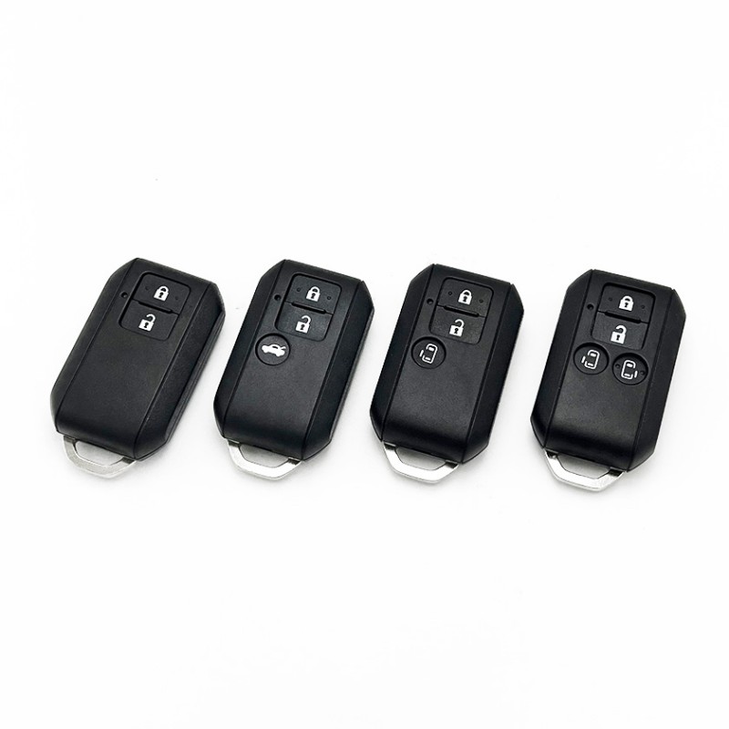 3 Buttons Smart Replacement Vehicle Key Fobs Remote Car Keys Shell for S-uzuki with Emergency Key Blade Without logo