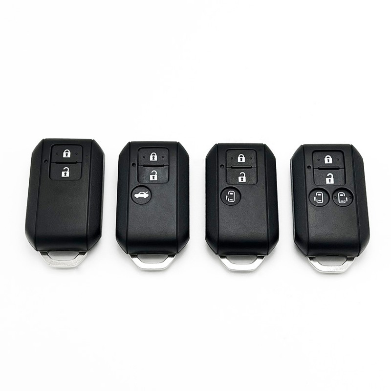 S-uzuki 3 Buttons Smart Replacing Auto Fobs Housing Vehicle Keys Remote Car Key Shell Case Fob with Emergency Blade No logo