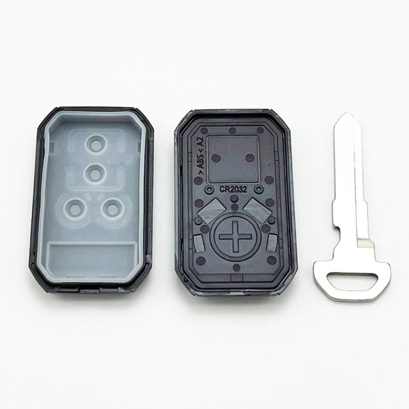 S-uzuki 3 Buttons Smart Replacing Auto Fobs Housing Vehicle Keys Remote Car Key Shell Case Fob with Emergency Blade No logo