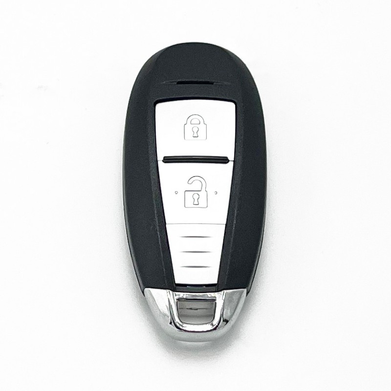 High Quality Key Shell Blade Replacement S-uzuki 2 Buttons Remote Smart Car Key Shell with Emergency Key Blade