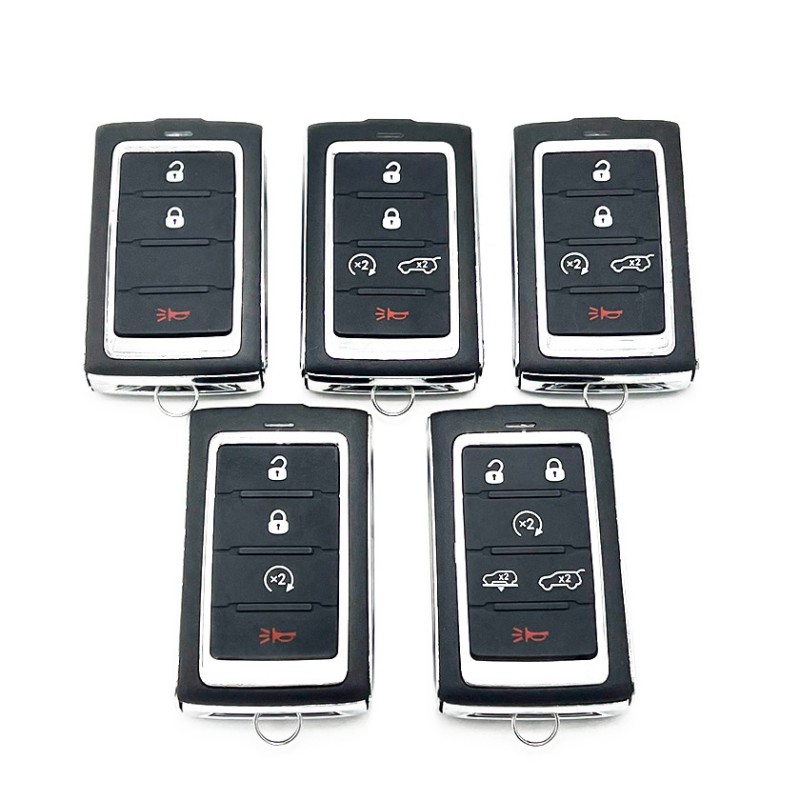 China Manufacturer Car Keys for 2021 - 2024 Jeep Grand Cherokee Grand Wagoneer With Blade Car Key Shell