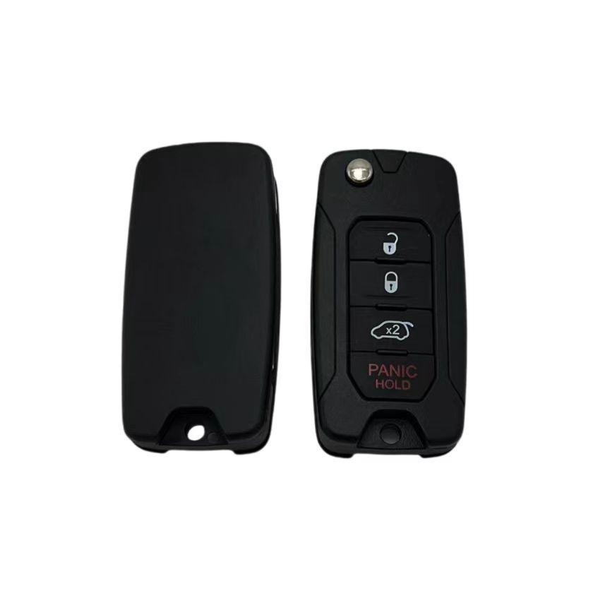 Manufacturers Make Car Keys Folding Remote Key Shell for Jeep Vehicles with Blank Uncut CY24 Key Blank