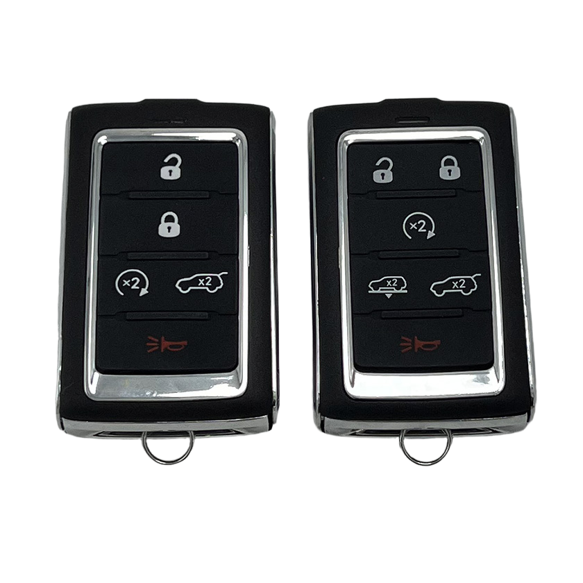 5 Buttons Car Key Fob Remote 433 Frequency Electronic 4A Chip M3NWXF0B1 for Jeep Grand Cherokee / Wagoneer 2021 2022