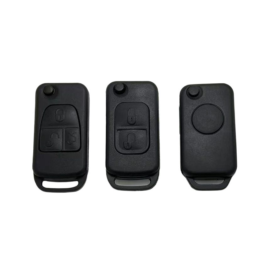 2 Button Flip Folding Remote Car Key Shell Car case Vehicle Keys Fob Remote for Mercedes Benz SLK E113 a C E S W168 W124 W202