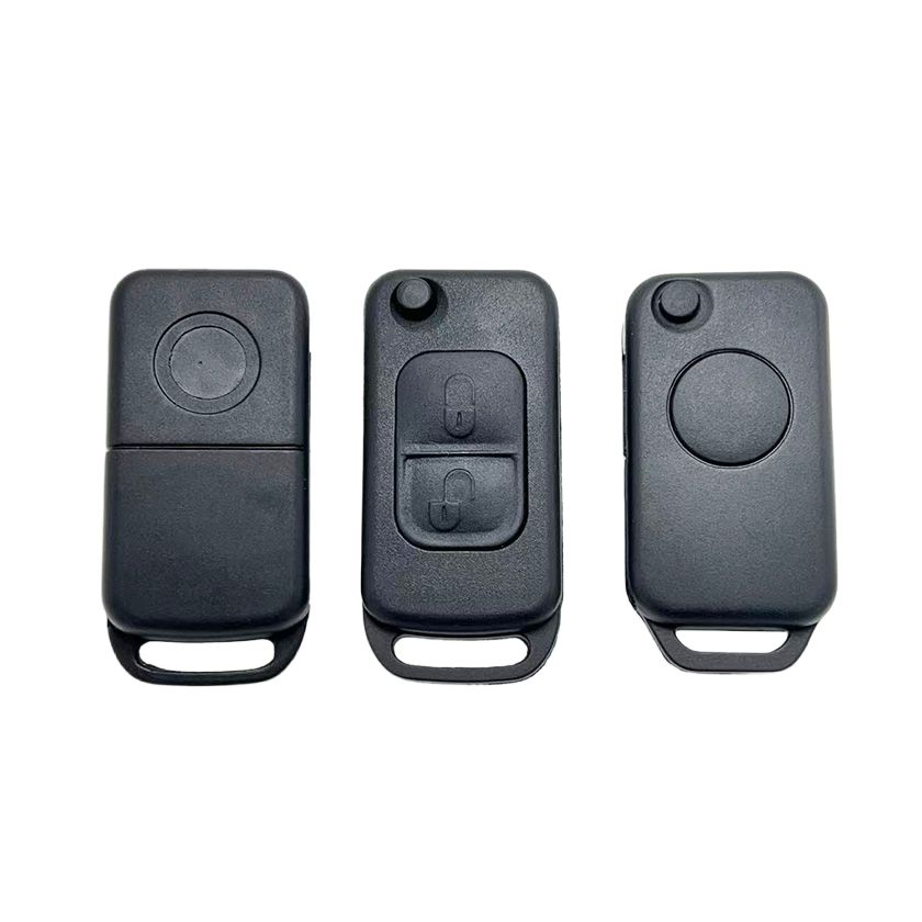 2 Button Flip Folding Remote Car Key Shell Car case Vehicle Keys Fob Remote for Mercedes Benz SLK E113 a C E S W168 W124 W202