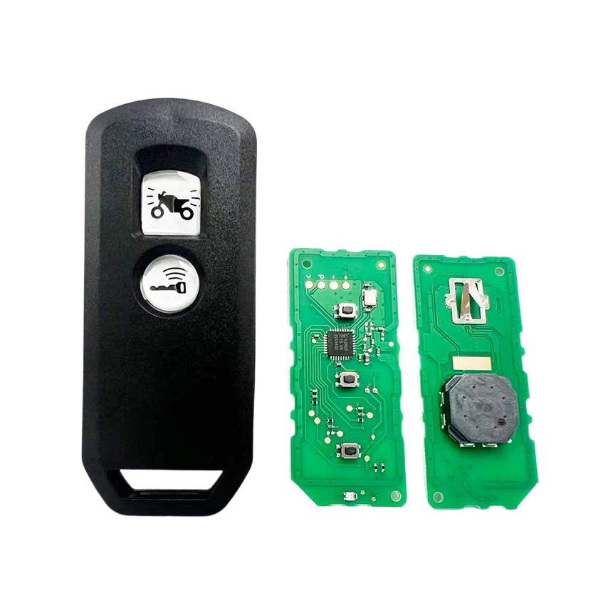 Motorcycle Keyless Remote for Honda Pcx 150 Adv 150 PCX160 Forza 350 NSS350 KOR-V02 3 Button 433.92MHz ID47 Chip Silver Key