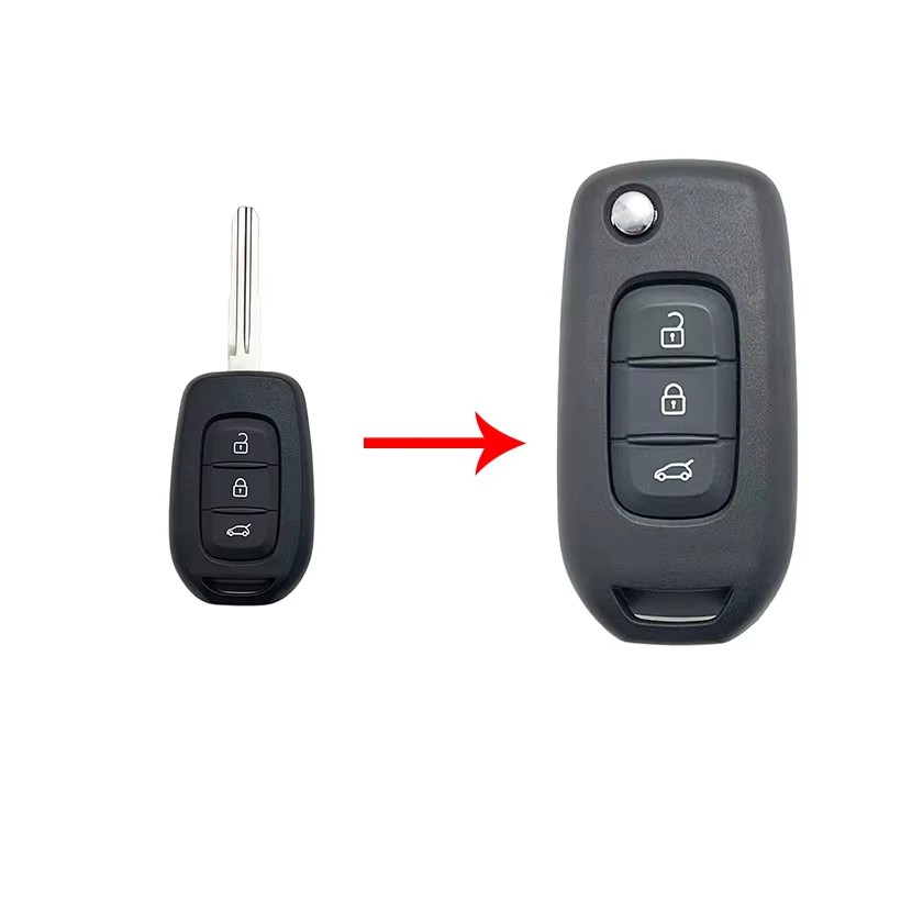 YOCASTY Modification for Clio Wind Modus Kangoo Master Trafic Twingo 433MHz PCF7946A/PCF7947A Remote Start Car Key Ring