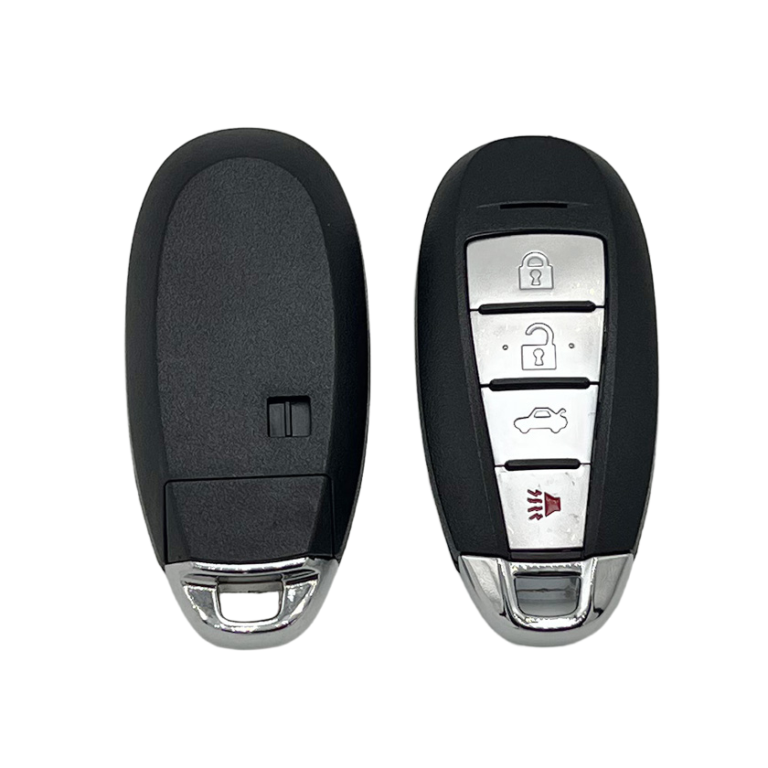 High Quality Key Shell Blade Replacement S-uzuki 2 Buttons Remote Smart Car Key Shell with Emergency Key Blade