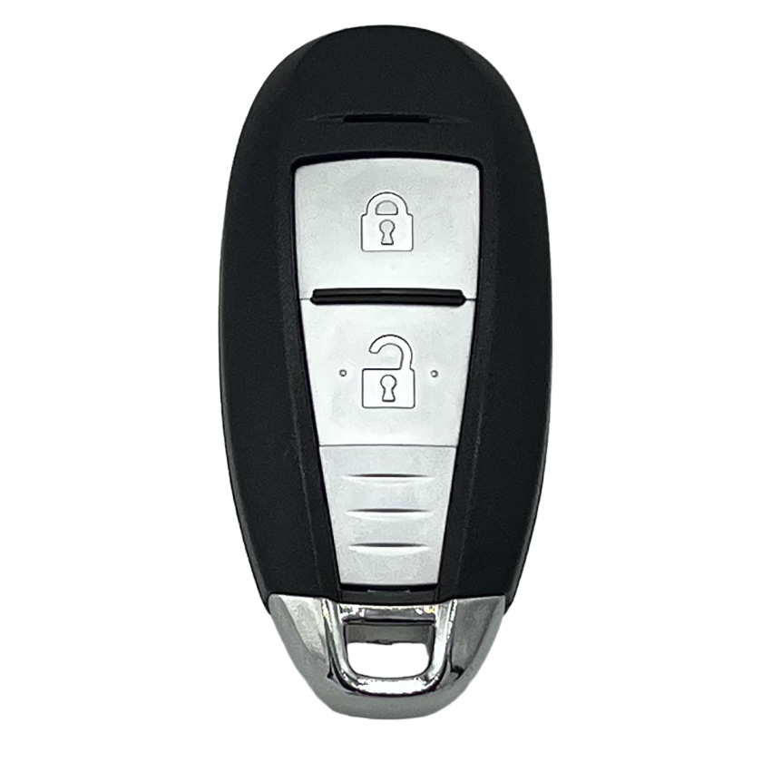 High Quality Key Shell Blade Replacement S-uzuki 2 Buttons Remote Smart Car Key Shell with Emergency Key Blade
