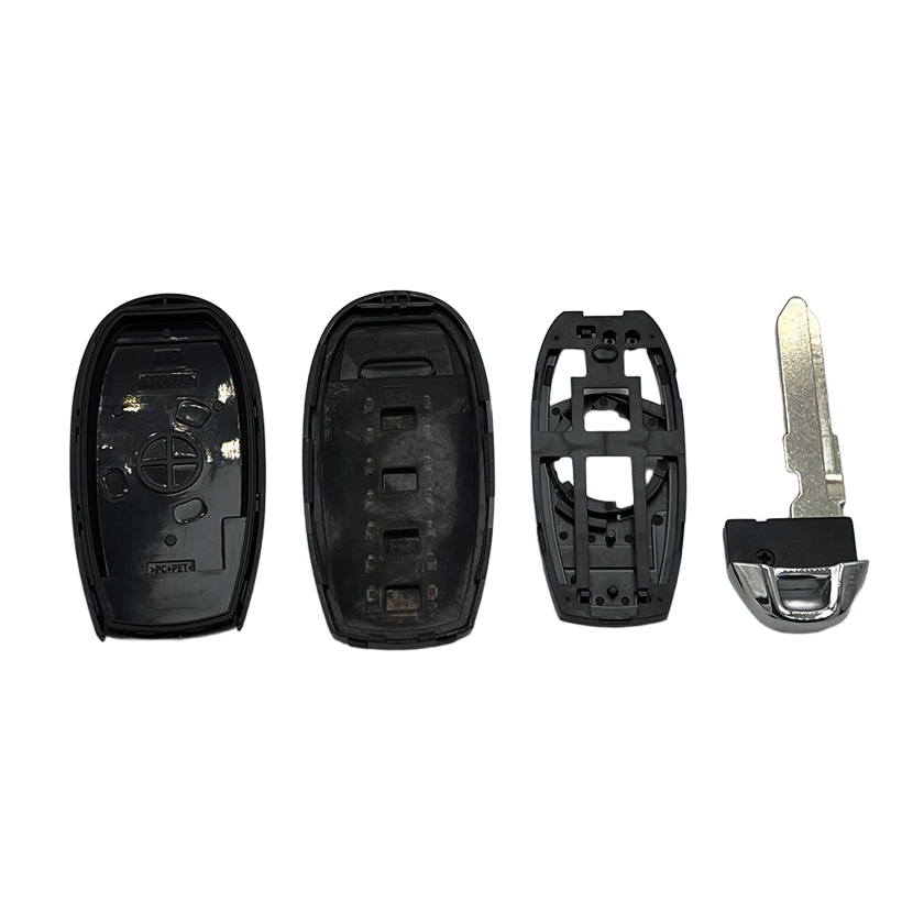 High Quality Key Shell Blade Replacement S-uzuki 2 Buttons Remote Smart Car Key Shell with Emergency Key Blade