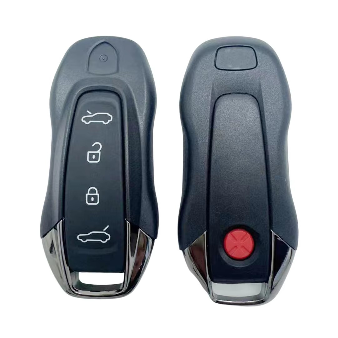 New Porsche Key  for 911 Taycan, Panamera and Cayenne  Porsche and Car Remote Control Key 4 Button Keyless Entry Remote