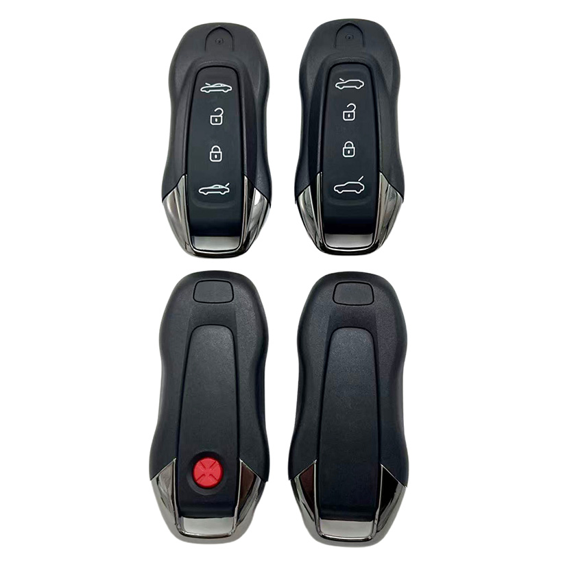 New Porsche Key  for 911 Taycan, Panamera and Cayenne  Porsche and Car Remote Control Key 4 Button Keyless Entry Remote