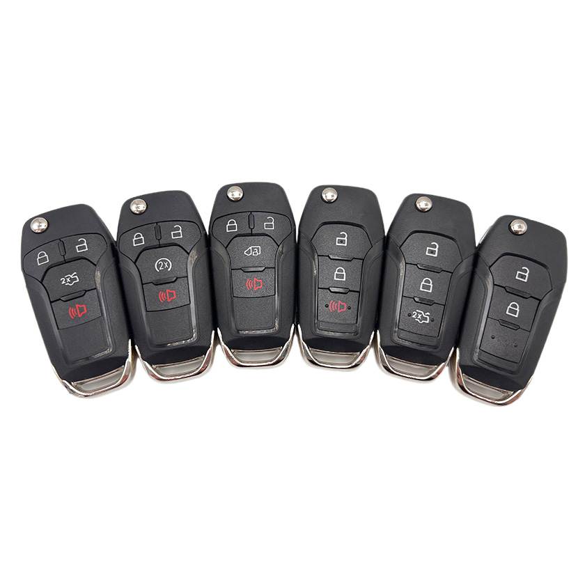 High Quality 2/3/4 Buttons Smart Car Key Shell Universal Remote Vehicle Key Case for Ford Auto Key